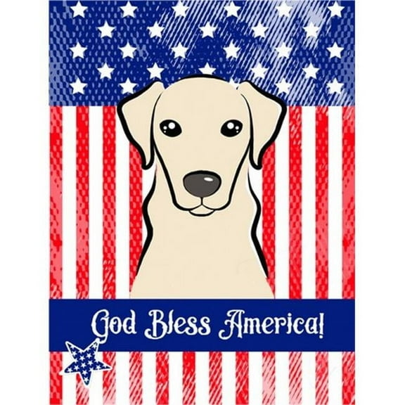 Carolines Treasures BB2152GF Yellow Labrador Flag Garden