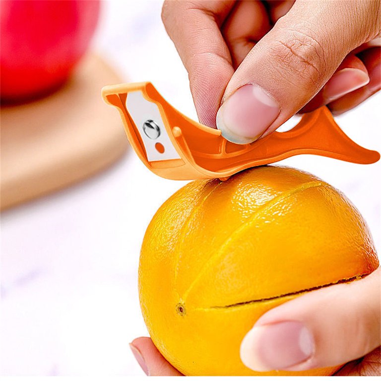 1pc Stainless Steel Peeler With Plastic Handle, Kitchen Fruit