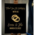 thumbnail image 2 of Darling Souvenir MADE WITH LOVE Engagement Ring,WelcomeSignLarge Decorative PosterWelcomeTo Our Engagement Poster For Easel Party Collection- 18x12, 2 of 5