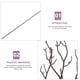 thumbnail image 2 of 10 Uds. De tallos artificiales de plástico, ramas de asta artificiales, ramas DIY para arreglos florales, 2 of 4