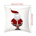 thumbnail image 2 of Yhmxh Pillow Covers Throw Pillow Covers Pillow Protector Christmas New Pillowcase Rag Linen Pillowcase Back Cushion Cover Luminous Pillowcase, 2 of 2