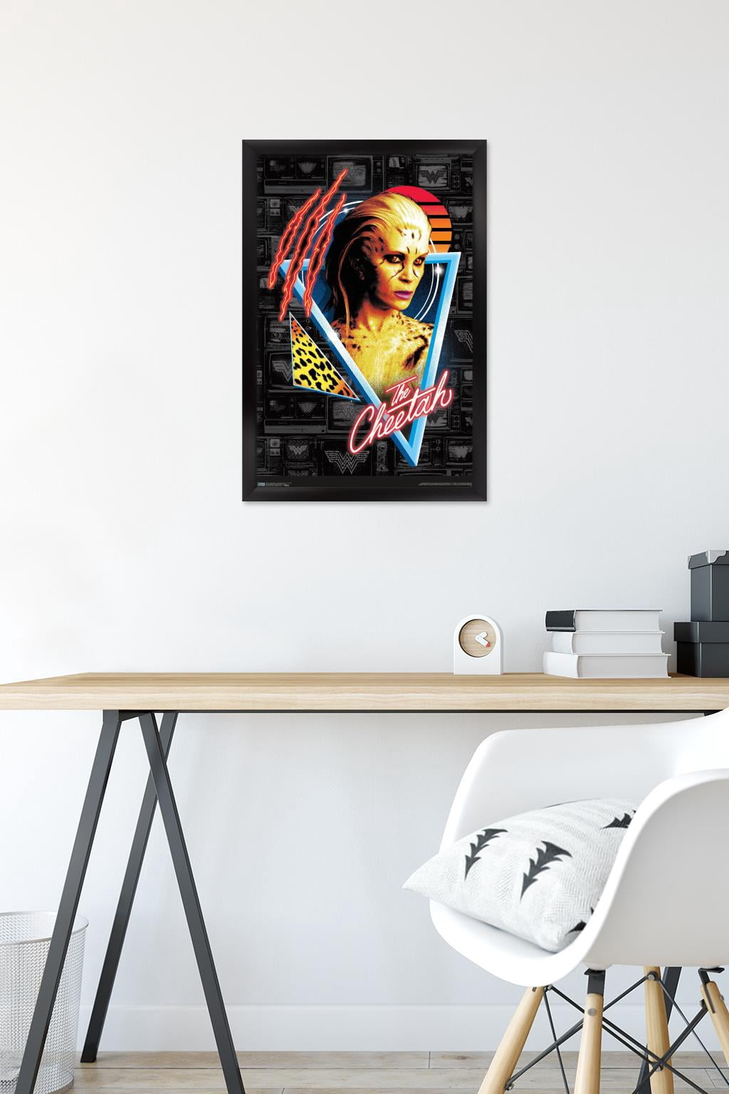 DC Comics Movie - Wonder Woman 1984 - The Cheetah Wall Poster, 14.725" x 22.375", Framed