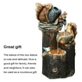 thumbnail image 4 of Inteprter Fuente de agua estable en forma de ardilla, estatua de jardín de animales práctica, fuente de Patio resistente al desgaste de alta Jardín y Patio, 4 of 6