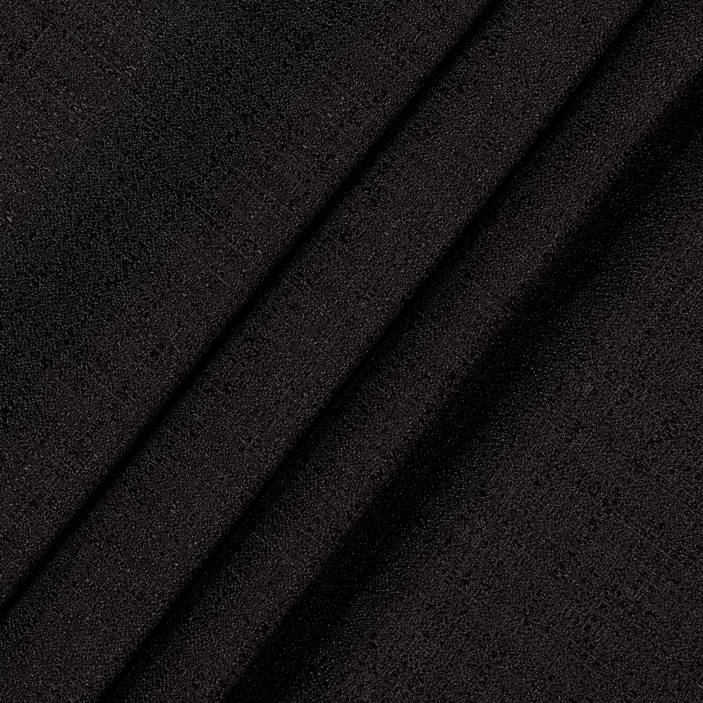 Eclipse Samara Solid Blackout Curtains, Single Curtain Panel, 54 Inch Long Blackout Curtains, 37" W x 54" L, Black