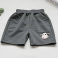 thumbnail image 2 of Ugoldhm Little Girls Bermuda Shorts Summer Casual Cotton Elastic Waist Active Gym Shorts for Kids 2-12 Years, 2 of 3