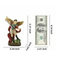 thumbnail image 5 of DurableDelights Archangel Michael Figurine 5.31" – Hand-Painted Resin Angel Statue with Sword, Guardian Angel Decor for Home, Faith, and Spiritual Gift, 5 of 10