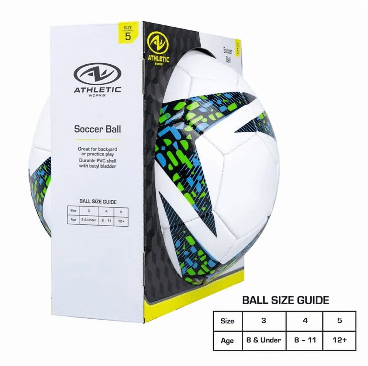 4-Pack Size 5 Soccer Balls – Soft Blue Design for Ages 12+  Indoor & Outdoor Play  Long-Lasting Butyl Bladder