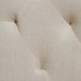 thumbnail image 4 of GDF Studio Maggie Contemporary Tufted Dining Chairs, Set of 4, Beige Fabric and Espresso, 4 of 10