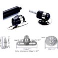 thumbnail image 3 of WWS-10" Length Gas Strut, 20N/4.4 lb Hydraulic Air Prop Lift Support Cabinet Hinge Kitchen Cabinet Door Air Spring Door Impact Cabinet Hinge Black, (2 Sets), 3 of 4