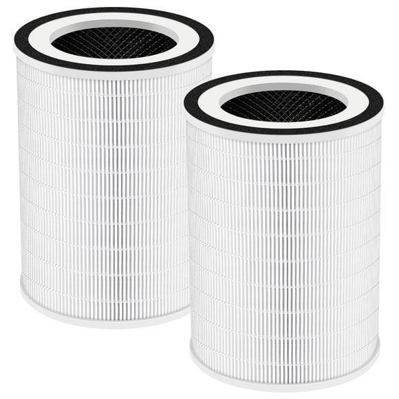 Kilo True HEPA Replacement Filter for Afloia Air Purifier Kilo,Kilo Plus,Kilo PRO,MIRO,MIRO PRO and MORENTO MR-Kilo/Kalo,360° 3-Stage Filtration,2 Pack