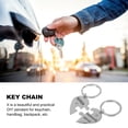 thumbnail image 2 of CHICHUMID 2 Pcs Cute Car Key Chain Stainless Steel Design for Daily Use, 2 of 8