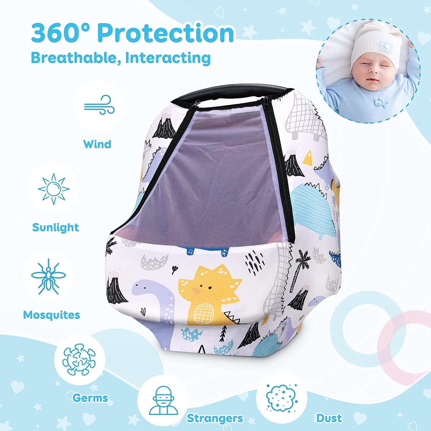 Amazlinen car seat cover cheap