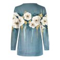 thumbnail image 5 of 2023 Chandail de Mode pour Femmes Rabais de 50 % Liquidation Hauts pour Femmes Automne Manches Longues Chandail Ample Chemise Chic Décontractée Chandails à Col Rond pour Dames, 5 of 5
