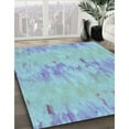 thumbnail image 2 of Ahgly Company Indoor Round Patterned Iceberg Blue Area Rugs, 4' Round, 2 of 6
