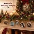 thumbnail image 6 of Christmas Clearance! 6Pcs Wooden Christmas Ornaments DIY Pearl Art Kits for Adults, Hanging Diamond Art Christmas Ornaments Set with Pearls, Special-Shaped Gems & Jute Twine, Christmas Craft(#5), 6 of 9