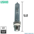 thumbnail image 4 of Ushio 1000208 - FMC/DNS - 500W 120V Stage and Studio B2P28 T12 Light Bulb, 4 of 4