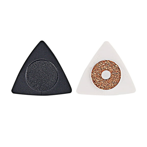 Toddmomy Guitar Picks 2Pcs Assorted Color Triangle Portable Antislip for Professional Competitions