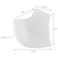 thumbnail image 4 of Protectores de talón Copas de talón de gel de silicona para mujeres y hombres Almohadillas de talón Cojín Hidratante para ampollas, pies agrietados Fokelyi WMZY-913-2, 4 of 6