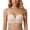 Beige, variant on Push Up Padded Bras for Women Wireless Lace-Up Plunge Drawstring Bra Beige M