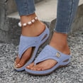 thumbnail image 2 of Orthopedic Sandals for Women 2026 Dressy Wide Width Flip Flops with Arch Support Comfortable Sandals Casual Summer Beach Wedge Non Slip Flip Flops Plus Size, 2 of 6