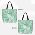 thumbnail image 4 of Large-Capacity Zipper Single-Shoulder Convenience Bag 15.7×19.6 Inches, Wear-Resistant And Water-Repellent, Can Be Carried By Hand Or On One Shoulder Lightseagreen Geometric Lines_2, 4 of 8
