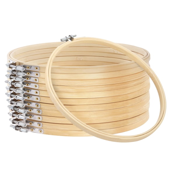 Aros para bordar Caydo, 23 cm, a granel, 12 piezas ajustables