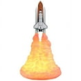 thumbnail image 1 of Luz nocturna decorativa 3D, lámpara de cohete con impresión 3D, lámpara de transbordador espacial, regalo recargable por USB para amantes del espacio, regalo de Navidad para niños, 1 of 8