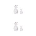 thumbnail image 2 of Inteprter Gancho con forma de Animal ABS, 2 piezas, decorativo, impermeable, autoadhesivo, estilo Simple, colgador de cepillo para llaves de Type1 NO1, 2 of 6