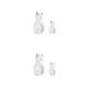 thumbnail image 2 of Kearding Gancho con forma de Animal de 2 uds., colgador de llaves de baño para el hogar, impermeable, decorativo, sin perforaciones, Transparente 2Conjunto, 2 of 6