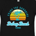 thumbnail image 4 of Inktastic Summer Enjoy the Sunshine Delray Beach Florida in Blue Boys or Girls Toddler T-Shirt, 4 of 5