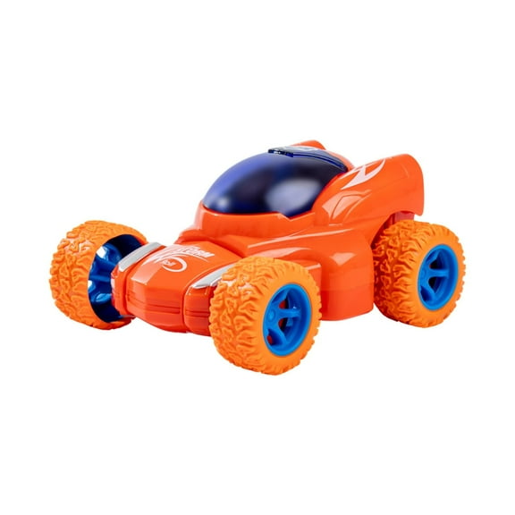 STPToys Car Toys for 3 ,Friction Power 4 Wheel Car Toys Educational Play Toys Party Favors Games Birthday Gifts Stocking Stuffers Gifts - Orange
