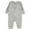 Grey, variant on Baby Waffle Knit Romper, Full Snap Long Sleeve Bodysuit for & Toddlers,6-9 Months