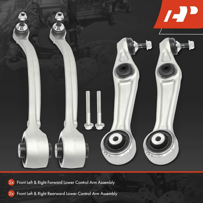 2-Piece Front Lower Rearward Control Arm Set For Tesla Model S 2012-2018