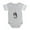 Heather Gray, variant on CafePress - Beagle Party - Cute Infant Baby Football Bodysuit