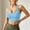 Light Blue, variant on LIZUOJUN Under $4 Racerback Sports Bra for Women Wireless Support Breathable Bralettes Cross Back Push Up Moisture Wicking Supportive Fit Adjustable Straps Bra for Workout, L