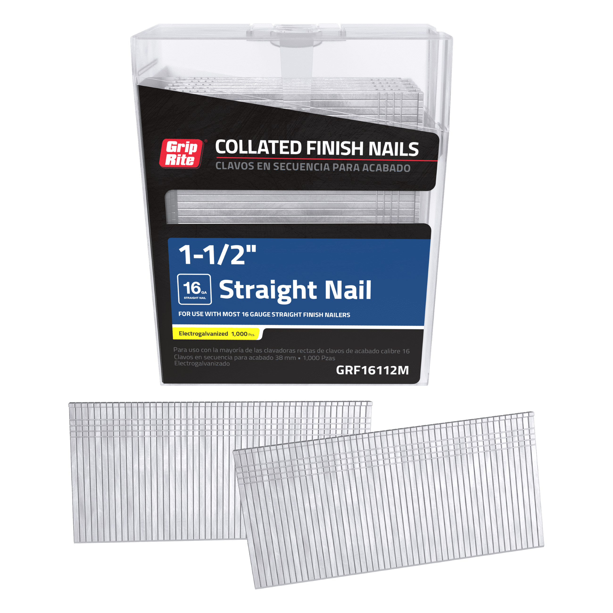 Grip-Rite Finish 16GA 1-1/2" Galv 1M