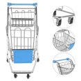 thumbnail image 4 of Miangastore Mini Shopping Cart Trolley Make Up Holder Rack Storage Basket Toy Small Shopping Cart, 4 of 9
