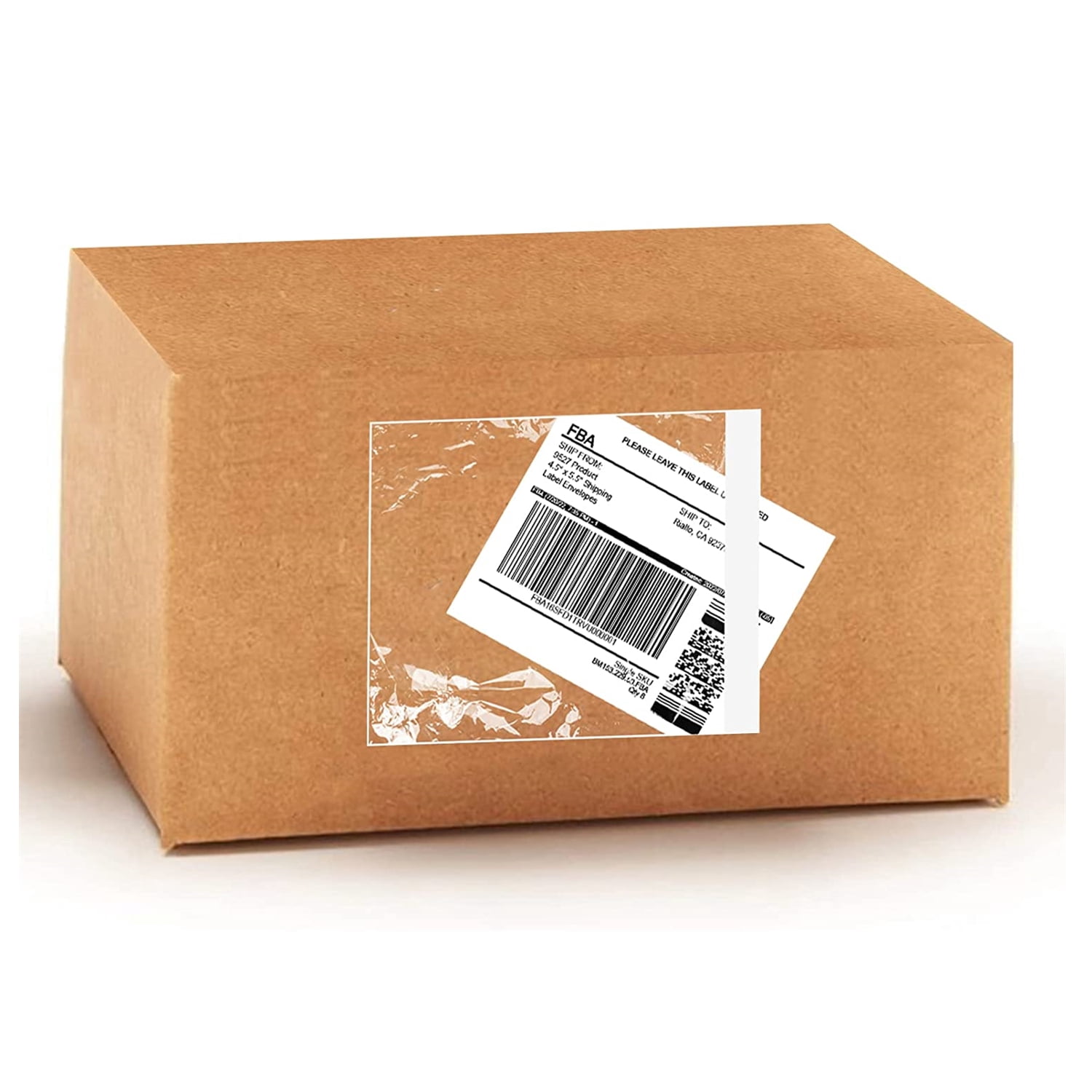 NefLaca Clear Self Adhesive Packing List/Shipping Label Envelopes Pouches (4.5" x 5.5", 500 Count)