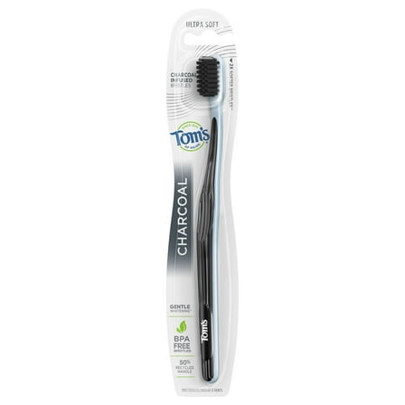 Tom's of Maine Charcoal Toothbrush, Ultra Soft