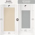 thumbnail image 3 of OTHWAY Non Slip Shower Mat for Tub & Inside Shower,36.6" x 16.9" Soft TPE Bath Mat with Suction Cups,Easy to Cut Shower Floor Mat,Machine Washable Bathtub Mats(Brown), 3 of 10