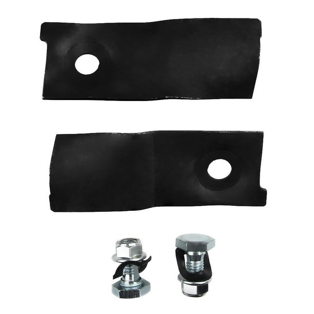 18 inch Hardened Lawn Mower Blades Bolts Sets Black for Masport 200 300 400 500 575 600 Lawn Mower 2 Pcs