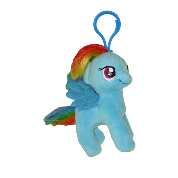 Ty Beanie Baby Rainbow Dash My Little Pony Plastic Key Clip 5 Inch Walmart Com