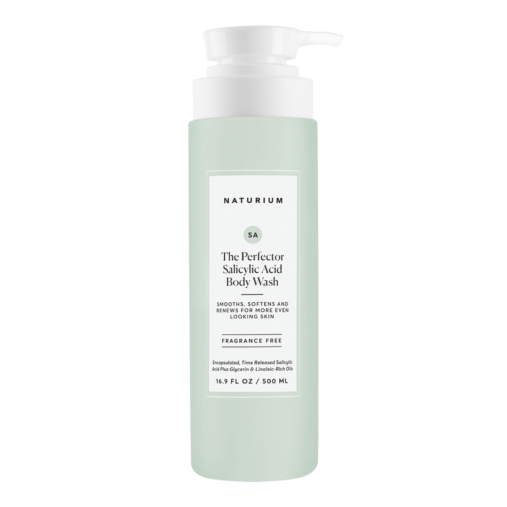 Naturium The Perfector Salicylic Acid Body Wash, Gentle & Smoothing Cleanser, 16.9 fl oz