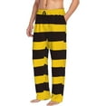 thumbnail image 6 of Honiee Bee Stripe for men - a sleek fusion of Straight Pajama Pants, versatile Lounge Pants, and cozy Sleepwear, all rolled into one-XX-Large, 6 of 6