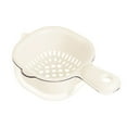 thumbnail image 1 of Double Layer Kitchen Draining With Handle Mini Fruit Strainer Bowl Vegetable Washer For Efficient Cleaning, 1 of 4