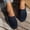 Dark Blue, variant on Orthopedic Shoes for Women Arch Support Slip on Non Slip Running Shoes Lightweight Knitted Mesh Stretch Walking Shoes Comfort 2026 New Orthopedic Shoes Beige 38(US-7)