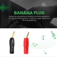 thumbnail image 3 of 10-Pair 2mm Banana Plug Pin Screw Type, Audio Speaker Cable Connector Copper Gold Plated, 3 of 5