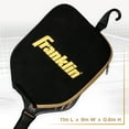 thumbnail image 2 of Franklin Sports Pickleball Paddle Cover - Protective Padded Pickleball Cover with Fence Hook - Universal Size Pickleball Paddle Case - Protective Pickleball Equipment + Accessory - Black + Gold, 2 of 8