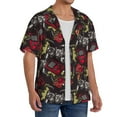 thumbnail image 2 of Kdxio Men'S Hawaiian Shirt For Men Short Sleeve Shirt Vintage Gaming Summer Casual Holiday Beach Button Down T-Shirts, 2 of 5