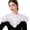 Lolita Style-White, variant on LoudSung Detachable Fake Collar Cape Shawl Embroidery Court Aristocrat Style False Collar Accessories for Women Girls